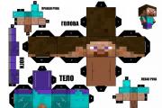 Nova zbirka Minecraft figur iz papirja